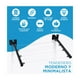 thumbnail image 4 of Tendederos Plegables Retráctil Ropa Plegable Reforzado Metal blanco, 4 of 5