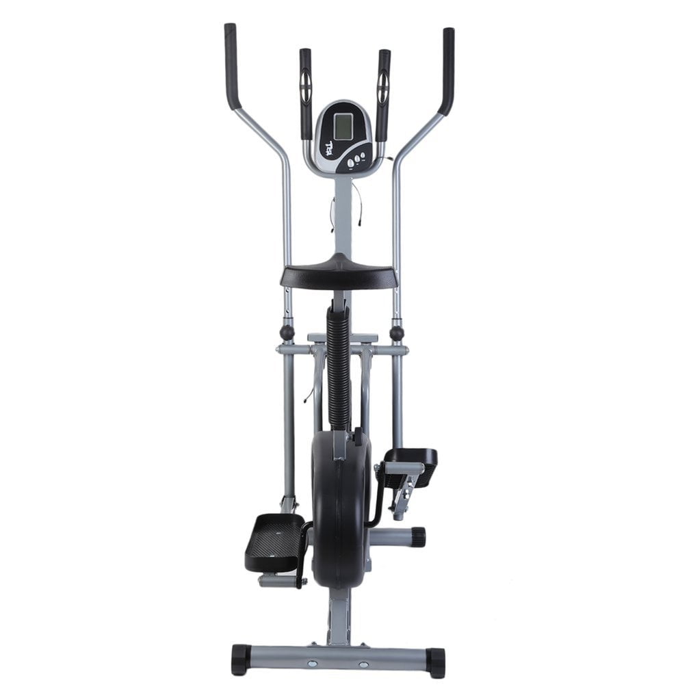 Elliptical Machine Cross Trainer 2 in 1 Exercise Bike Cardio Fitness Home Gym 