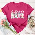 thumbnail image 4 of iTNHFP Hauts d'Été pour Femmes T-Shirt Décontracté Col Rond Manches Courtes pour Confort et Style 2132, 4 of 5
