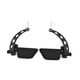 thumbnail image 2 of Barra de dominadas LAT Fitness Mango de dominadas Ergonómico Multifuncional Antideslizante Ancho Negro, 2 of 8