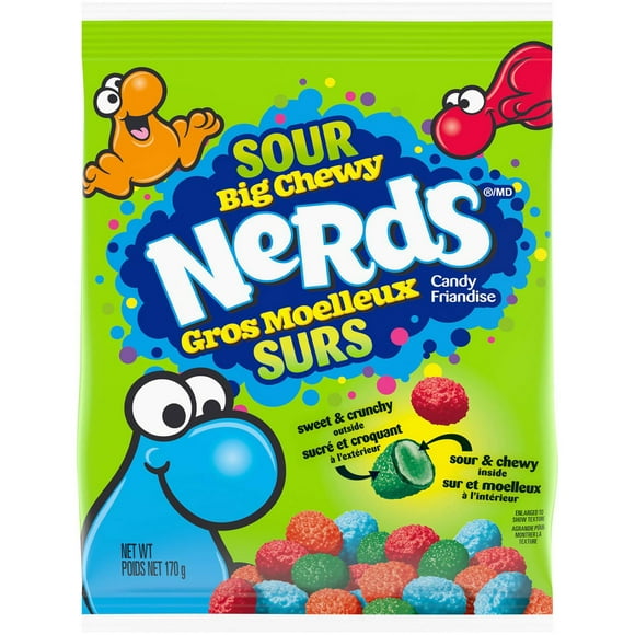 Nerds Sour Big Chewy Sweet and Sour candy, 170gr