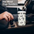 thumbnail image 6 of 30 oz Panda Flip Straw Tumbler with Top Handle for Panda Lover Resuable Vacuum Insulated Flip Top Water bottle for Home Office Car White Panda, 6 of 6