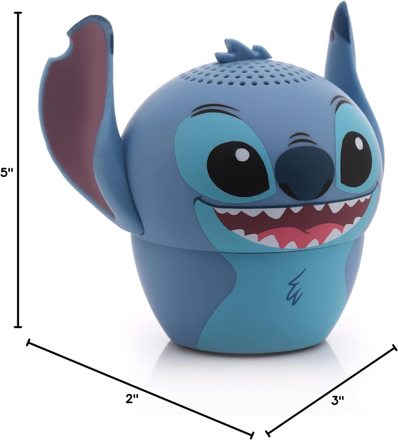 Disney 817095 Unisex Lilo & Stitch Character Stitch Bitty Boomers Bluetooth Speaker, Multi Color