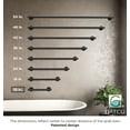 thumbnail image 4 of Gatco 850MX Latitude II 12" ADA Compliant Stainless Steel Grab Bar, Matte Black, 4 of 4