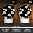 thumbnail image 3 of Pofeuu Daisies Flowers Print LED Christmas Night Light Lamp Base Gift DIY 3D Clear Acrylic Blank Engrave Sheets for Room Cafe Bar Birthday Party Decoration, 3 of 9