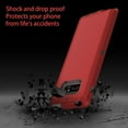thumbnail image 5 of Entronix Shockproof Heavy Duty Cell Phone Case for Samsung Galaxy Note 8, 6.3 in, Red, 5 of 7