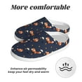 thumbnail image 6 of Haiem Cartoon Fox Print Women's Fuzzy Memory Foam House Slipper Cozy Home Footwear Non-slip Winter Slippers-35/36, 6 of 7