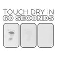 thumbnail image 5 of Artsy Mats Clean Script White Stone Non Slip Bath Mat, 5 of 5