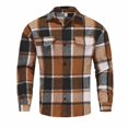 thumbnail image 5 of Mens Flannel Shirts Casual Button Down Long Sleeve Plaid Shirt with Pockets, 5 of 11
