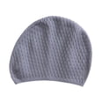 thumbnail image 2 of Gorro de natación impermeable para mantener el peinado intacto, ideal para cabello rizado. Gris, 2 of 9