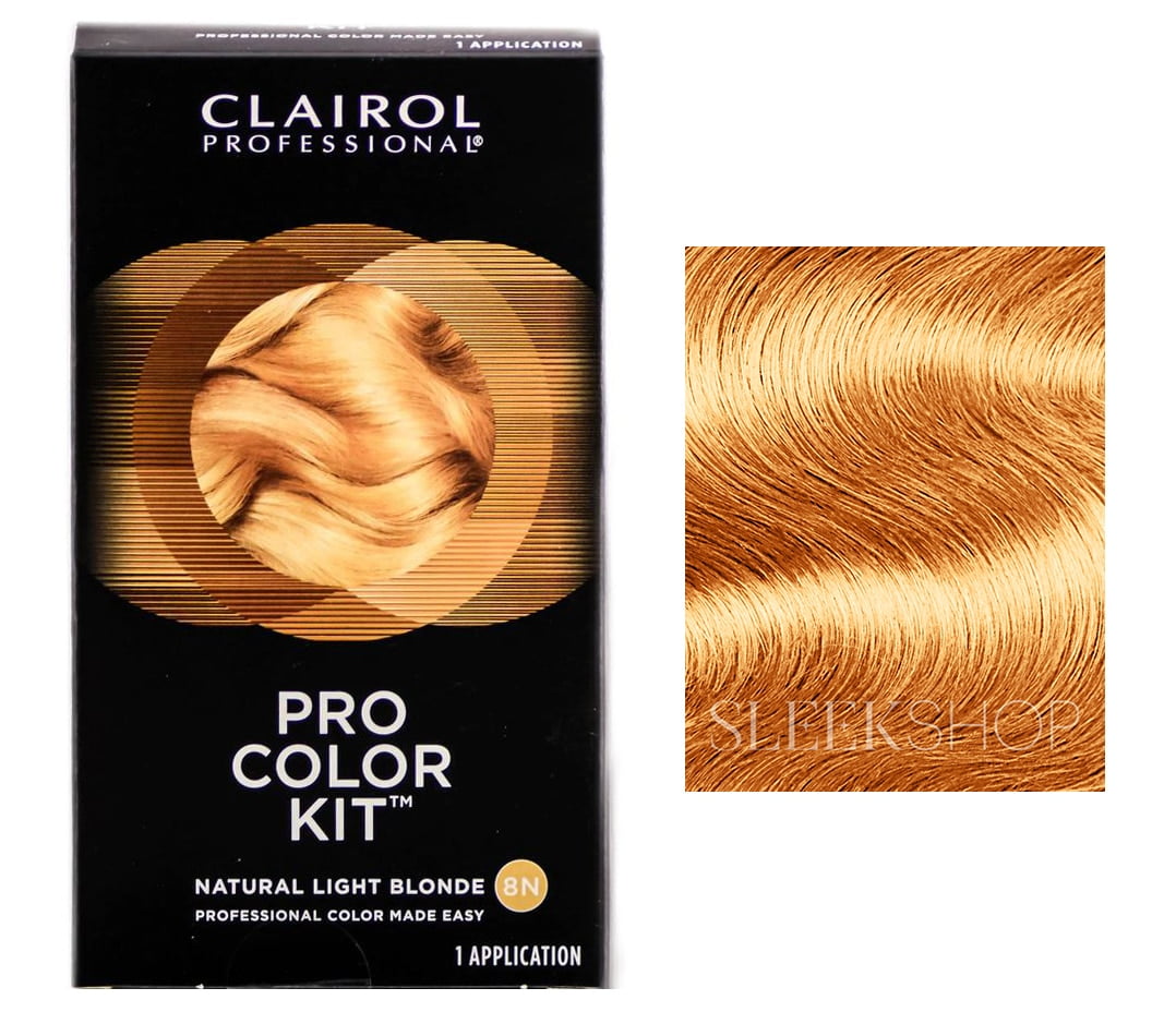 Clairol Professional Pro Color Kit 1 Application - 8n Natural Light Blonde Clairol Professional Pro Color Kit 1 Application - 8n Natural Light Blonde