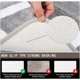 thumbnail image 2 of Bathroom Rug, White Flower, Blue Bath Mat, Fluffy Microfibre, NonSlip, QuickDrying, Washable, 50 x 80 cm, 2 of 5