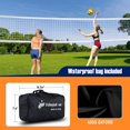 thumbnail image 4 of Red de voleibol Kynara 32 x 1 m de alta resistencia con bolsa de almacenamiento, 4 of 7