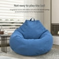 thumbnail image 6 of 3 Sizes Large Bean Bag Sofa Cover with Pockets Lounger Chair Sofa Living Room Furniture Beanbag Bed for Adults Kids Just Cover No Filling, 6 of 9