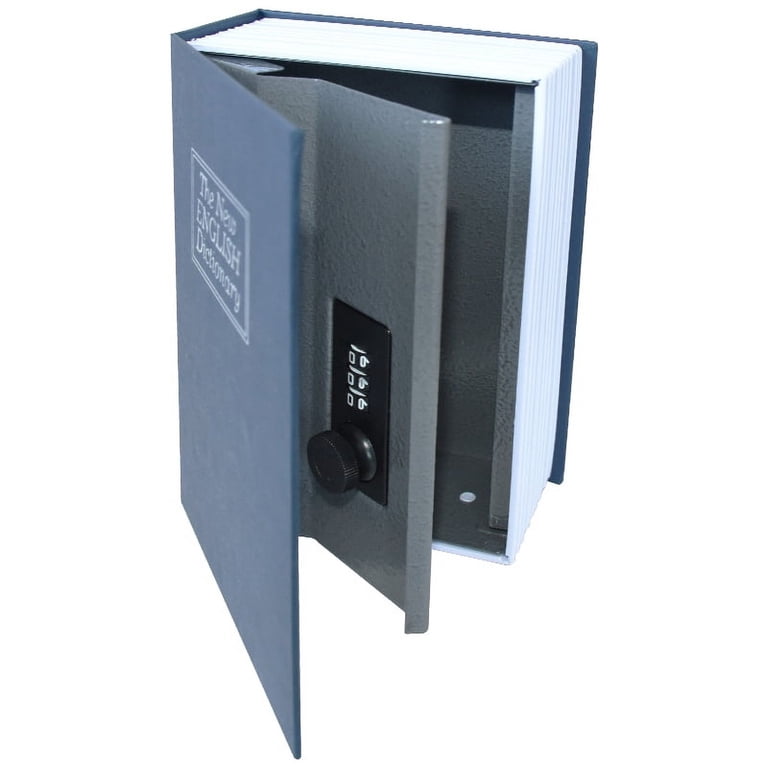 Pen+Gear Book Safe with Combination Lock, Blue photo 3
