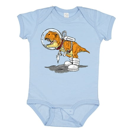 

Inktastic Science Fiction Day Astronaut Dinosaur Gift Baby Boy or Baby Girl Bodysuit