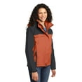 thumbnail image 4 of Port Authority Ladies Nootka Jacket-L (Cadmium Orange/Graphite), 4 of 5