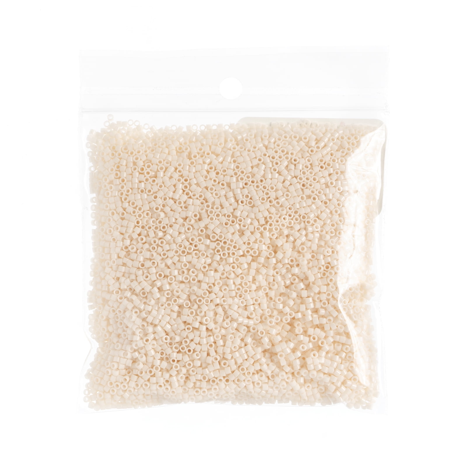Miyuki Delica 11/0 - White Bisque Opaque DB1490 - 50gms Bag of Japanese Glass Beads