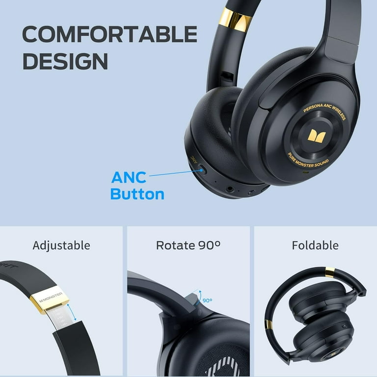 Monster Persona Wireless Noise Cancelling Headphones