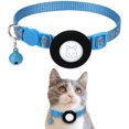 thumbnail image 1 of BeesClover Pet Safety Reflective Collar Adjustable Footprint Print Pet Necklace With Bells Compatible for Airtag, 1 of 9