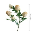 thumbnail image 3 of Xuniizn Artificial Flowers, 5-Heads Fake Roses Bouquet UV Resistant Silk Flowers, Lifelike, No Fade, Fake Flowers for Wedding, Party, DIY Tables Centerpiece Decor - Fake Flowers, 3 of 6