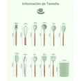thumbnail image 5 of Utensilios de Silicona para Cocina 12pz Verde, 5 of 5