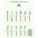 thumbnail image 5 of Utensilios de Silicona para Cocina 12pz Verde, 5 of 5