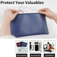 thumbnail image 5 of Zippered Money Pocket, 11 X 6.25 Inches, Secure Bank Pocket for Coins, 5 of 5