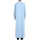 thumbnail image 3 of Hombres Musulmanes Islámicos Túnica Larga Dishdasha Kaftan Vestido de Noche Thobe Hombres, 3 of 5