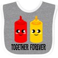 thumbnail image 3 of Inktastic Ketchup and Mustard Gift Boys or Girls Baby Bib, 3 of 4