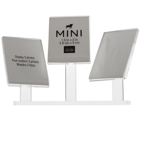 24 Pack: 3-Opening Mini Pedestal Frame By Studio Decor