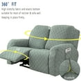thumbnail image 6 of Eurhowing Recliner Sofa Slipcover for 2-Seater, Ultra-Stretch loveseat Couch Cover with Pockets, Anti-Scratch Furniture Protector, Green, 6 of 10
