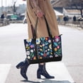 thumbnail image 4 of FORMRS Canvas Laptop Tote Bag for Women with 15.6" Computer Compartments Shoulder Handbag, Bloom Flowers, 4 of 7