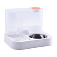 thumbnail image 4 of Comedero para gatos y dispensador de agua, comedero y bebedero para perros, cuenco para comida, cuenco para alimentación de mascotas Con cuenco de acero, 4 of 8