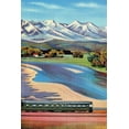 thumbnail image 2 of Retrotravel 11x14 Black Ornate Wood Framed with Double Matting Museum Art Print Titled - Northern Pacific Passenger Excursion, 2 of 4