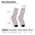 thumbnail image 2 of Rateoe cartoon mouse for Women Casual Calf Socks - Cute Crew Socks - Thin Soft Above Ankle Socks Size 5-11, 2 of 6