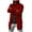 Red, variant on LpwkSSA Hooded Knitting Cardigan Coat for Men Thin Sweater Coat with Pockets Long Sleeve Solid Color Hoodie Loose Fit Coat Gray XXXXL