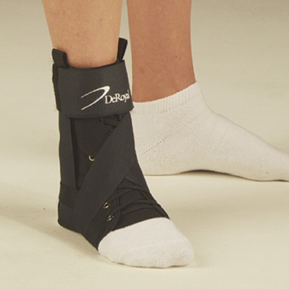DeRoyal Sports Ankle Brace, Medium, Left