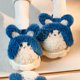 thumbnail image 5 of Lindas pantuflas de animales para mujer, zuecos con forro térmico, pantuflas de invierno para interior y exterior, pantuflas de felpa suave para el hogar de 24,5 cm, 5 of 5