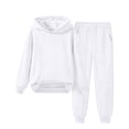 thumbnail image 5 of Boys Girls Sweatsuit Hooded Sweatshirt and Jogger Pants Set Classic Lightweight Fleece Tracksui𝐭 Fall Winter Athletic Outfits, 5 of 9