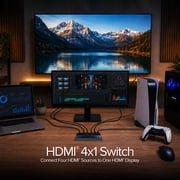 onn 4K HDMI 4x1 Switch