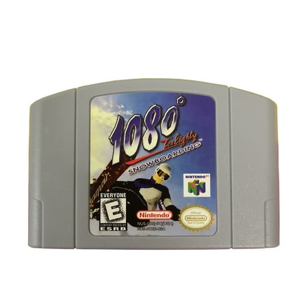 108 Snowboarding Video Games Cartridge Card for N 64 Us Version