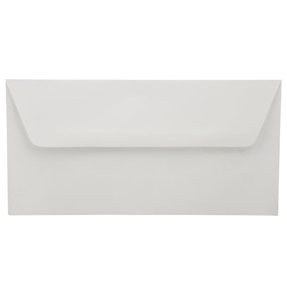 JAM Paper #16 Commercial Envelopes with Wallet Flap, White, 6 x 12, 50 per Pack