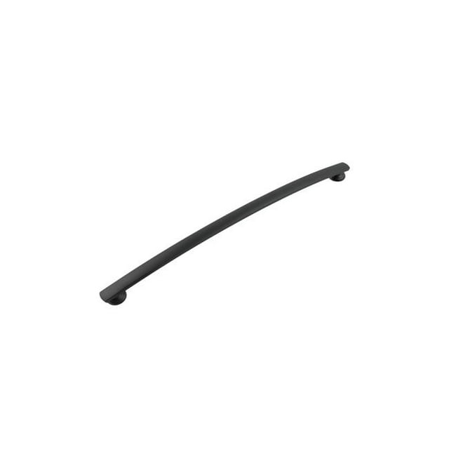 Hickory Hardware P2159-MB 12 Po Centre à Centre Américain Diner Collection Pull&44; Fini Noir Mat