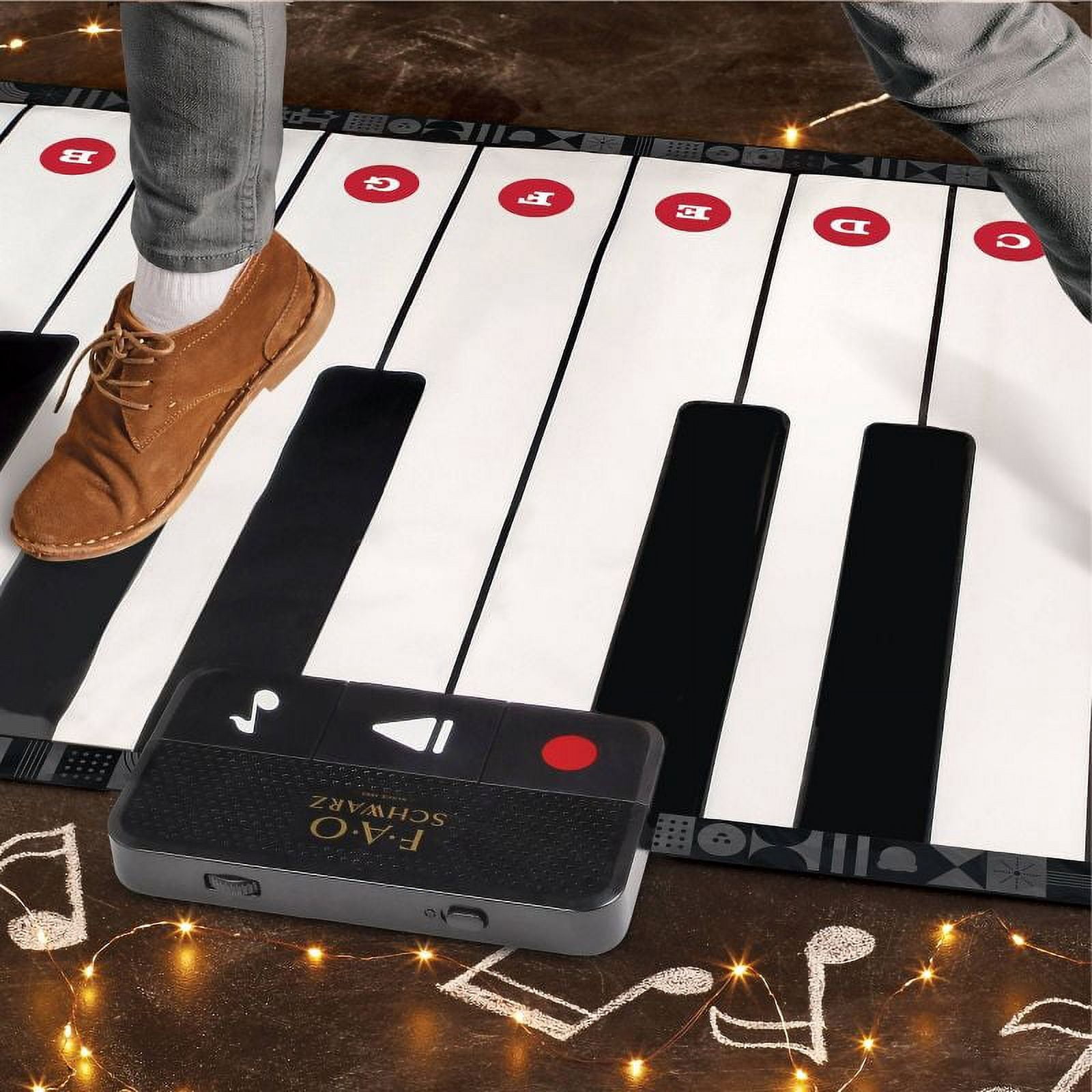 FAO Schwarz Giant 69" Dance-On Piano Baby Playmat