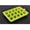 Green, variant on tooloflife 15/24 Grids Ice Cube Tray Freezer with Lid for Restaurants Bars Home Silicone 3 Color