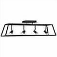 thumbnail image 3 of Pro Track Carmel 4-Head LED Ceiling Track Light Fixture Kit Spot-Light GU10 Adjustable Flat Black Modern Transitional Cage Kitchen Bathroom Living Room Dining Hallway Bedroom Decor House 30" Wide, 3 of 4