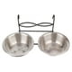 thumbnail image 1 of Alimentador de Cuenco de Agua para Alimentos Ticfox Acero Inoxidable Doble, 1 of 12