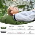 thumbnail image 3 of Foldable Self-Inflating Camping Mattress, 10cm Thick Ultralight Self-Inflating Mattress for 1 Person with Foot Pump and Pillow Great Gift, 3 of 6