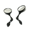 thumbnail image 1 of 1 Pair Universal Motorcycle Scooter Aluminum Alloy Handlebar Collapsible Round Shape Rearview Side Mirror Base Modified Accessories for Street Cars Universal Scooters, 1 of 7